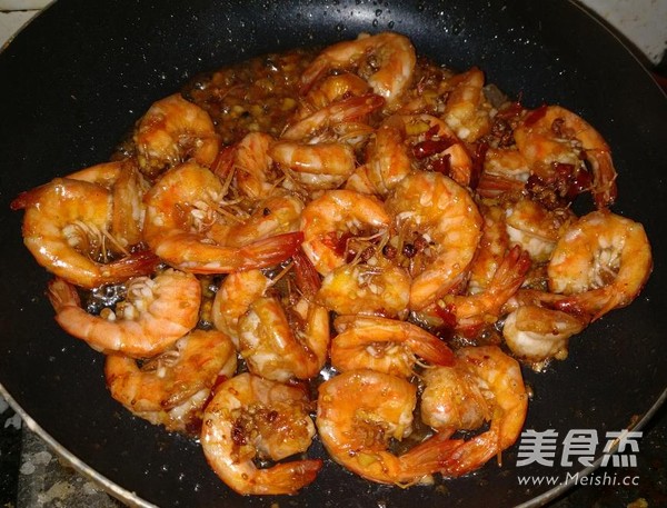 香脆凤尾虾的做法步骤:7