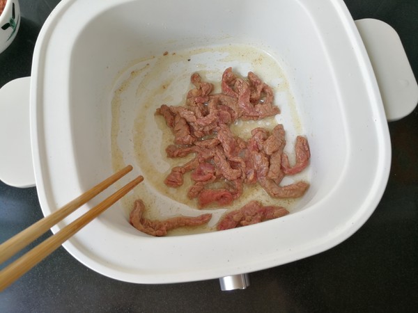 牛肉玉米炒饭的做法步骤：3