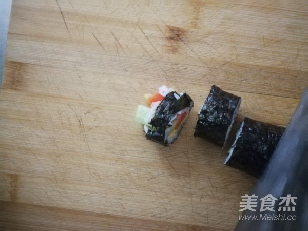 紫菜包饭的做法步骤:15