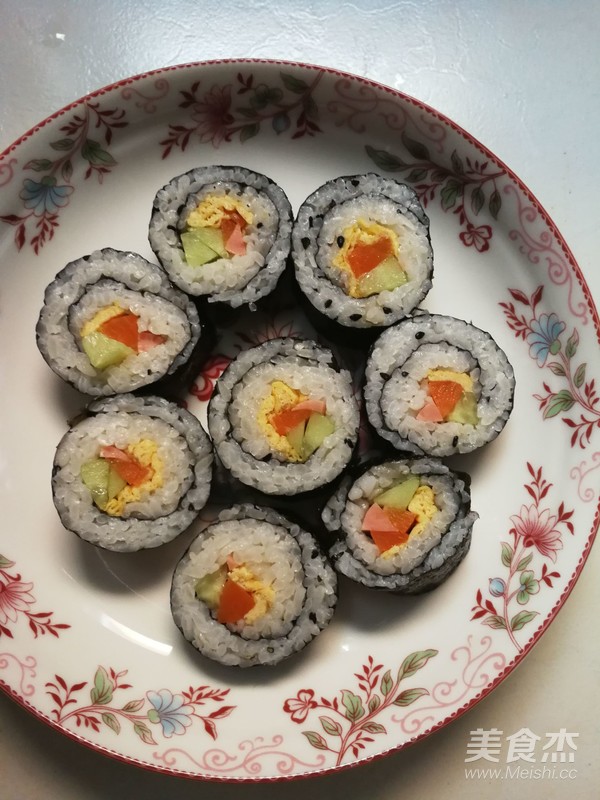 紫菜包饭的做法步骤:16