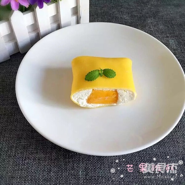 芒果班戟的做法步骤:7