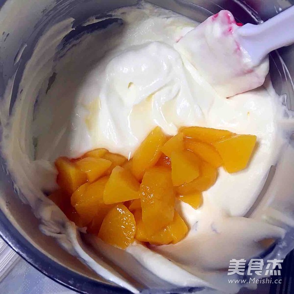 黄桃雪糕的做法步骤:4