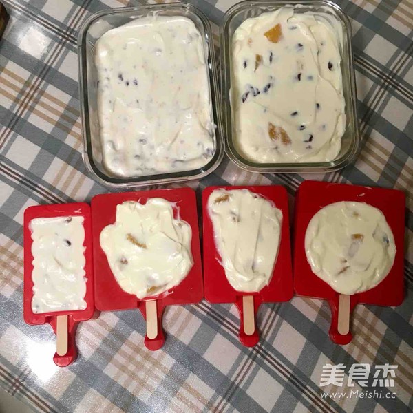 黄桃雪糕的做法步骤:5