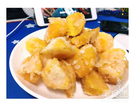 拔丝地瓜的做法步骤：5