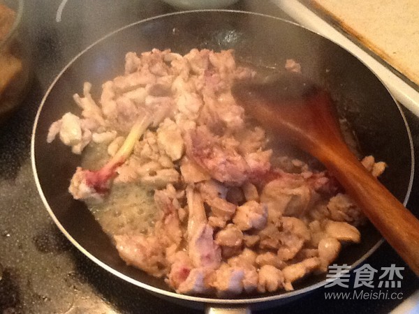 鸡肉炒山药的做法步骤:6