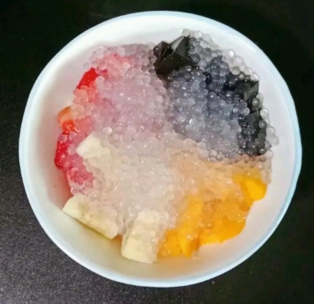 水果仙草西米露的做法步骤：11