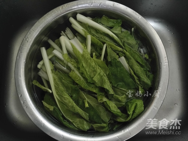 奶白菜炖豆腐的做法步骤：2