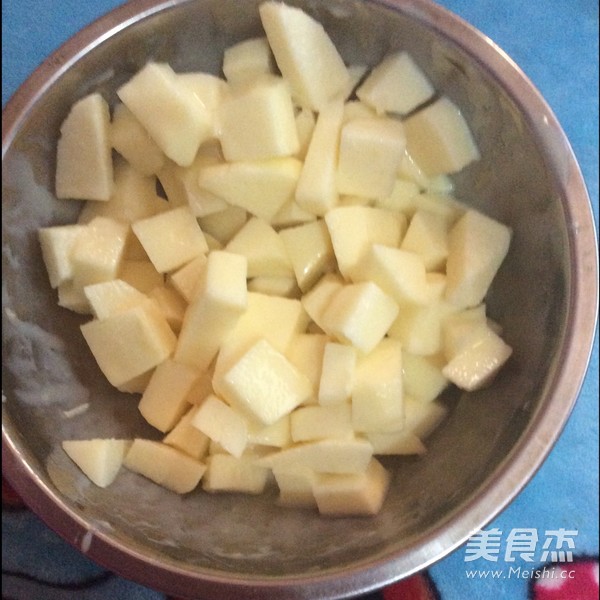 牛奶的苹果沙拉的做法步骤：4