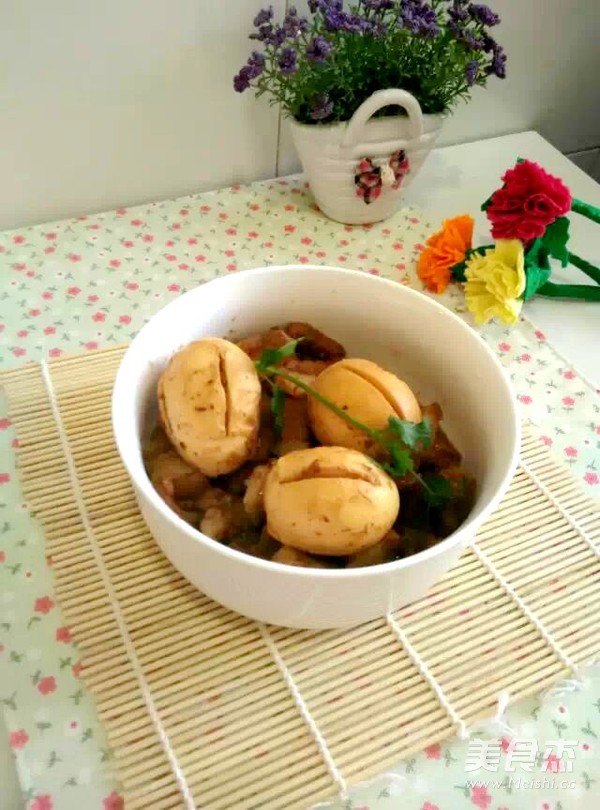 卤蛋红烧肉的做法步骤:11
