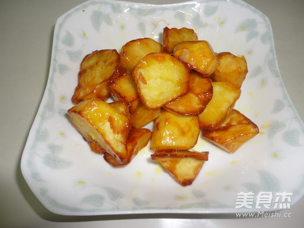 拔丝地瓜的做法步骤:10
