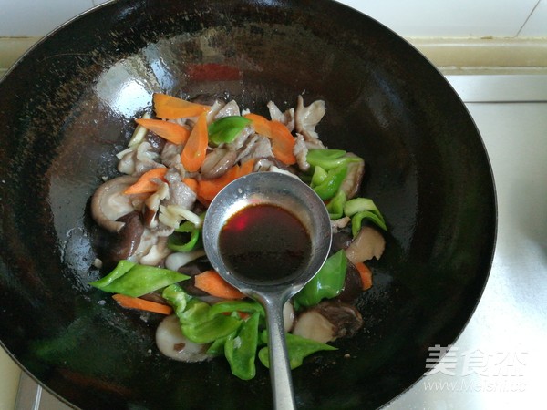 香菇炒肉的做法步骤:6