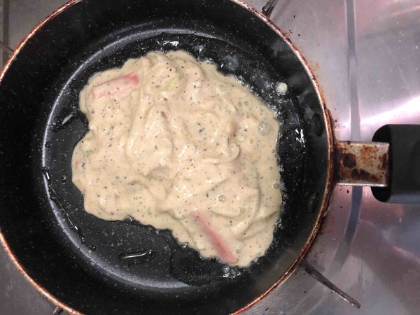 鲜香美味白萝卜丝饼的做法步骤:5