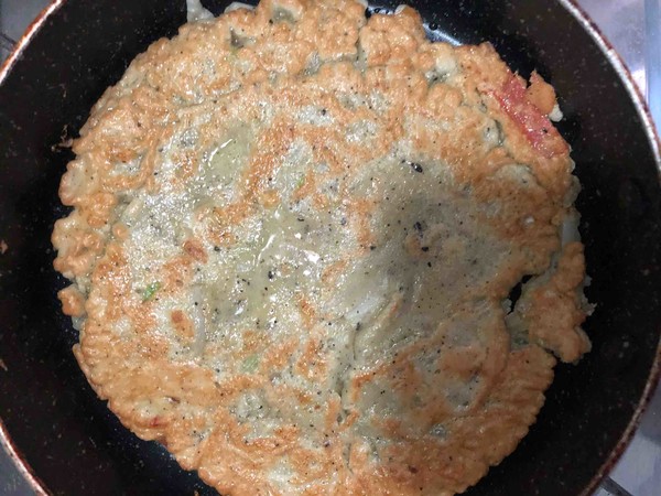 鲜香美味白萝卜丝饼的做法步骤:7