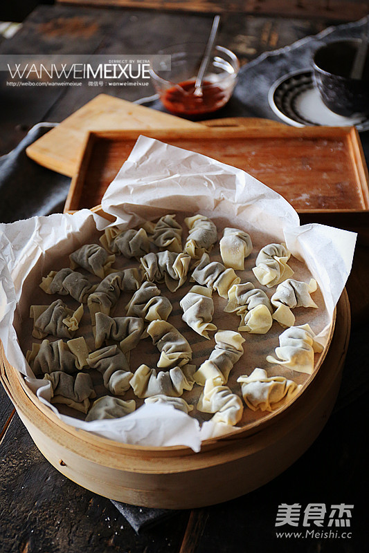 乌鸡馄饨拌辣酱的做法步骤：3