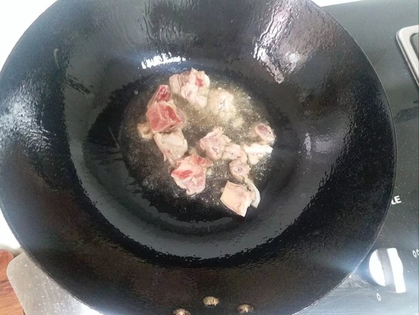 瓠子烧肉的做法步骤:3
