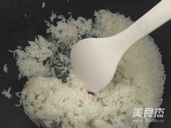 自制炒饭的做法步骤:9