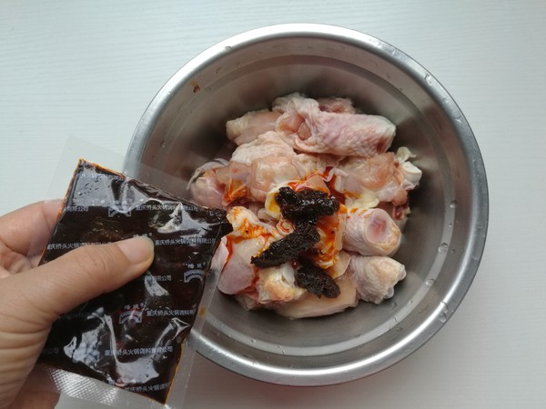 粉蒸鸡腿的做法步骤:3