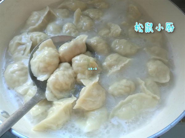 白菜鸡蛋素饺子的做法步骤：9