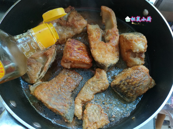 红烧罗非鱼块的做法步骤:5