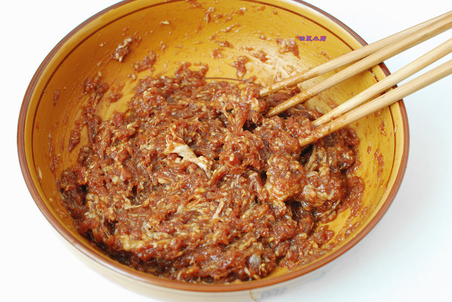 牛肉蒸饺的做法步骤:4