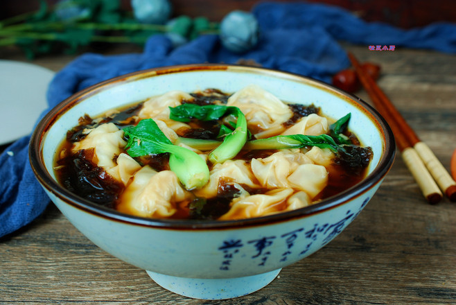 香菇鸡肉大馄饨的做法步骤：12