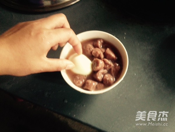 鸡蛋高粱小汤圆的做法步骤:6