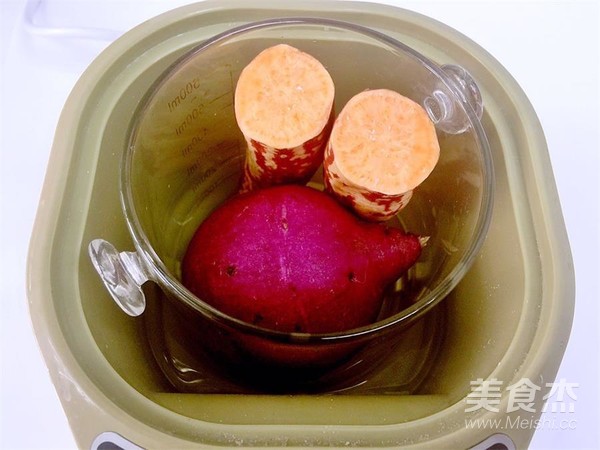 双薯酸奶燕窝的做法步骤：8