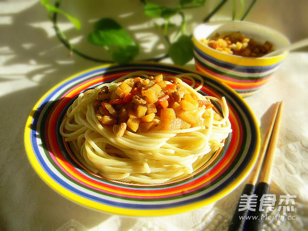 肉丁土豆意面的做法步骤:12