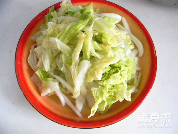 醋熘白菜的做法步骤:3
