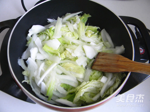 醋熘白菜的做法步骤:6