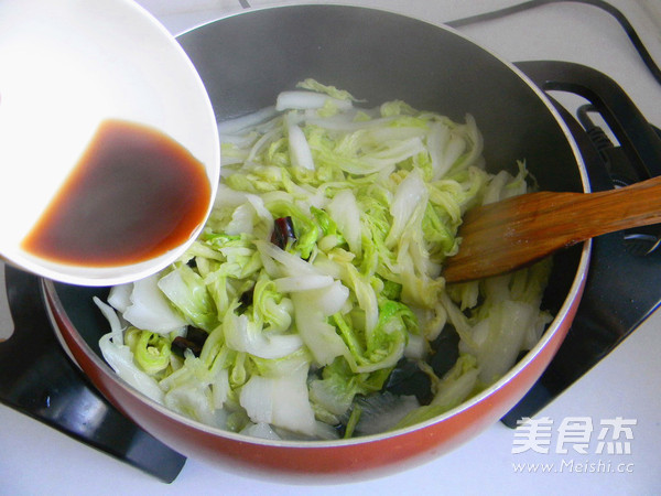醋熘白菜的做法步骤:8