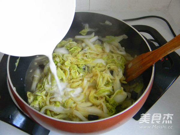 醋熘白菜的做法步骤:10