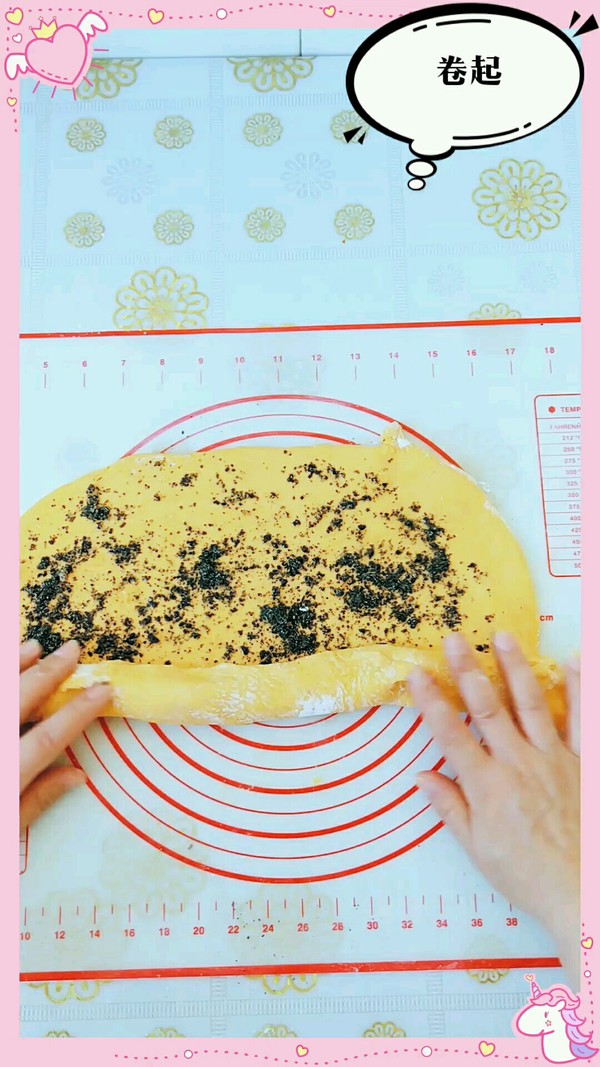 芝麻南瓜饼的做法步骤:3