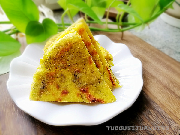 黑芝麻南瓜发面饼的做法步骤:16