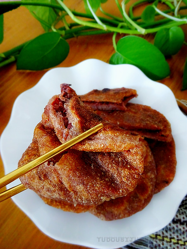 黑麦苹果糯米饼的做法步骤:7