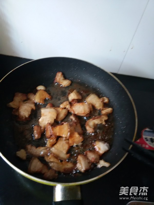 蒜薹炒肉的做法步骤：7