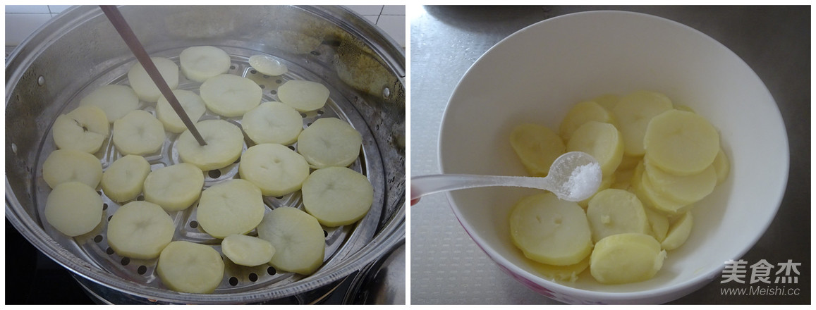 笑脸土豆饼的做法步骤:2