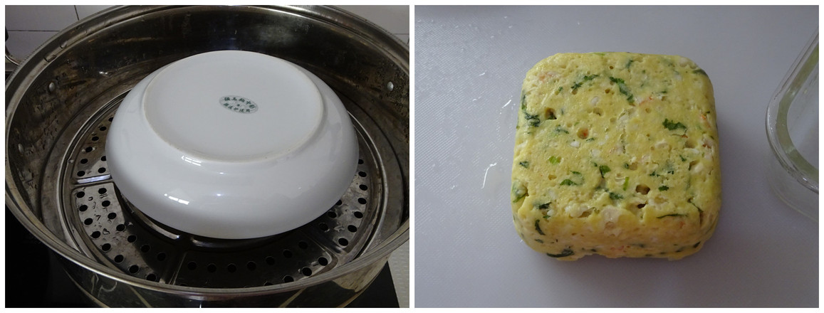 宝宝辅食虾仁蔬菜豆腐的做法步骤:6