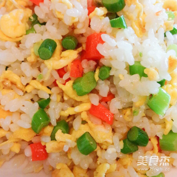 缤纷蛋炒饭的做法步骤：5