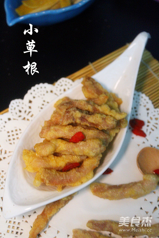 软炸肉条的做法步骤:7