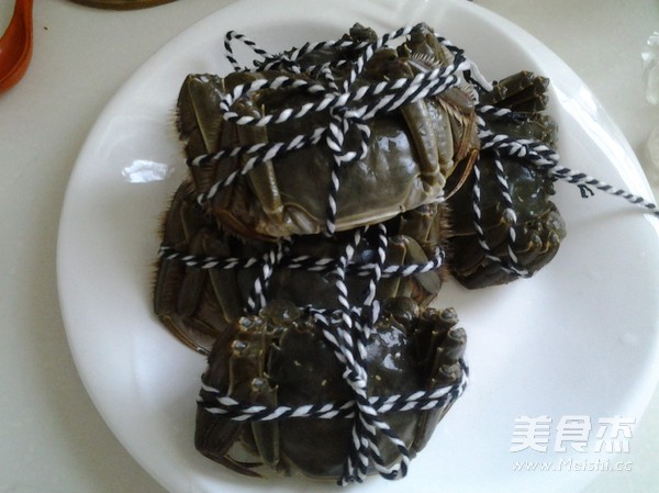 清蒸螃蟹的做法步骤：1