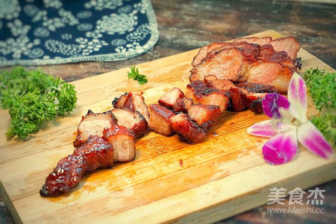 叉烧肉炒饭的做法步骤:2