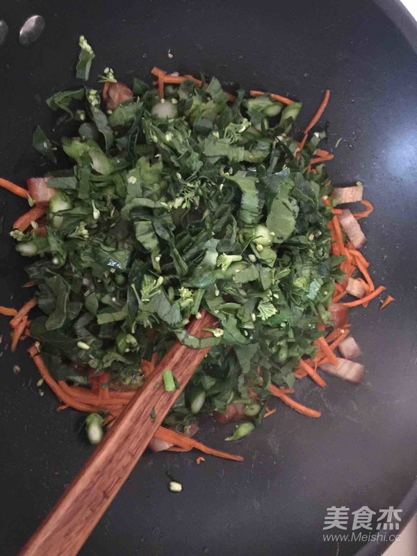 叉烧肉炒饭的做法步骤:5