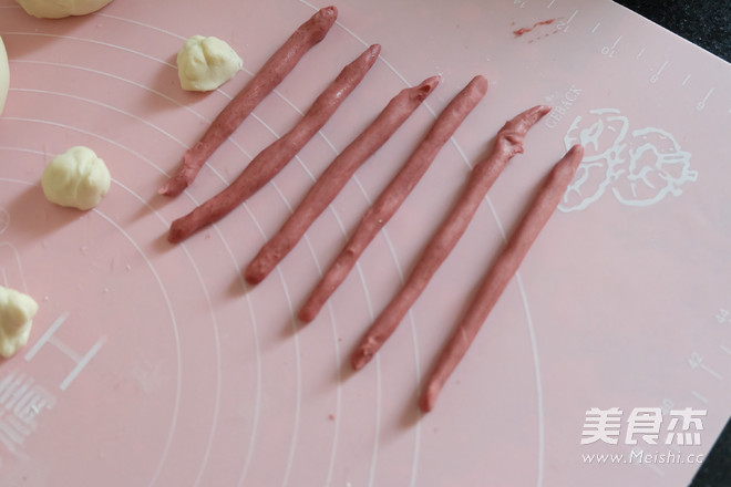雪人馒头的做法步骤:8