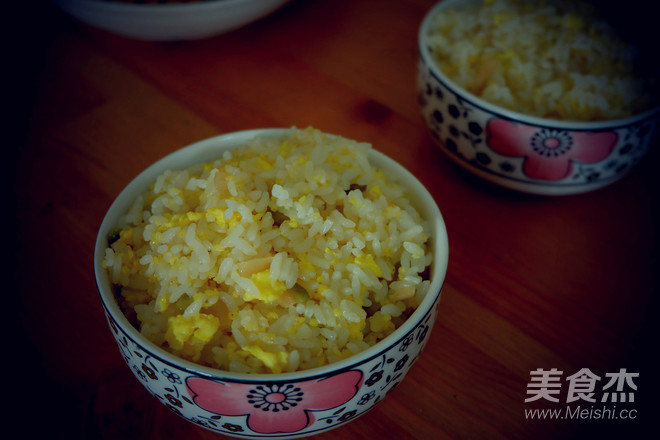 榨菜蛋炒饭的做法步骤:7