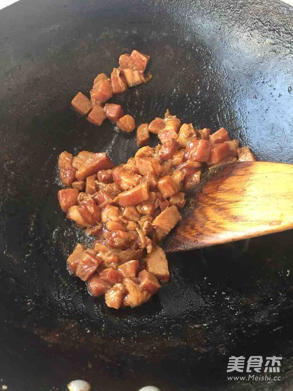 茴香肉丁烫面包子的做法步骤:6