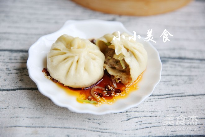 茄子肉包子:味道很不错的做法步骤:19