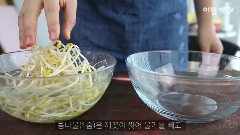 豆芽米饭的做法步骤：1