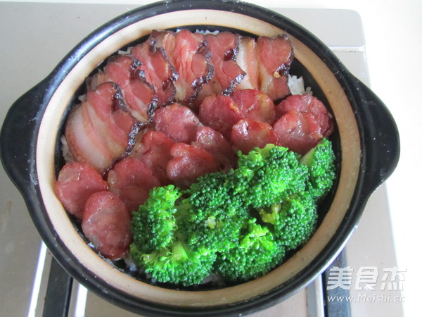 腊味煲仔饭的做法步骤:10