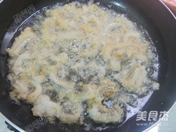 脆炸龙头鱼的做法步骤:10